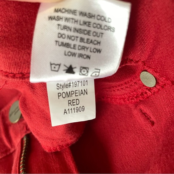 Lakeview Denim Alex colored red skinny jean, 29 - Picture 6 of 8